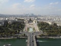 Paris vue de la Tour Eiffel, The view of Paris from Eiffel Tower